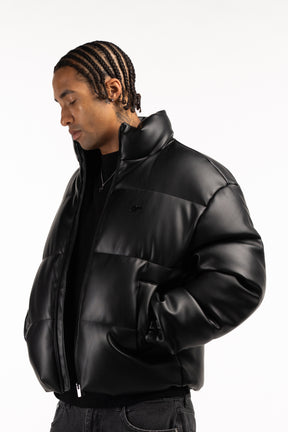 PUFFER LEATHER JACKET V2
