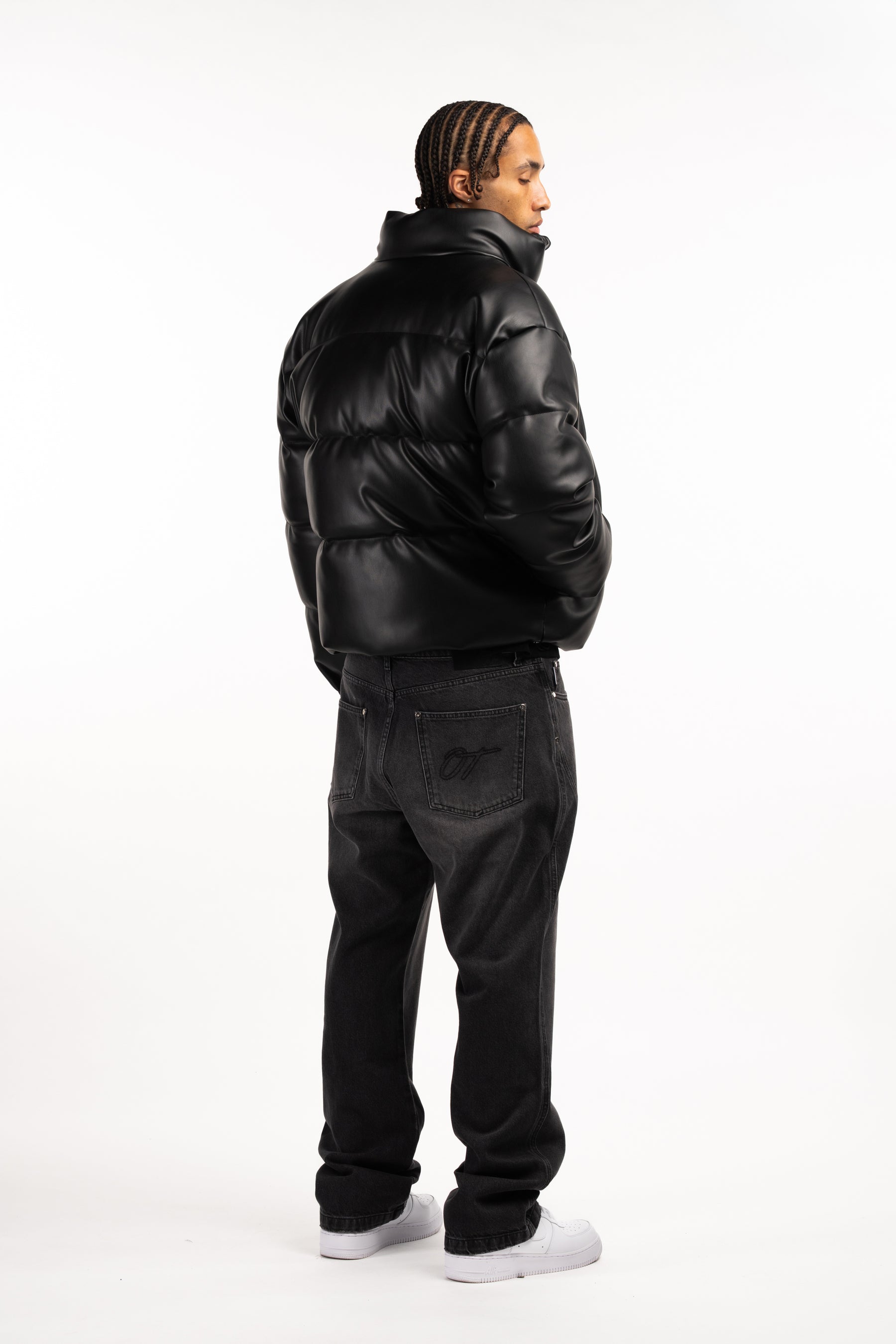 PUFFER LEATHER JACKET V2