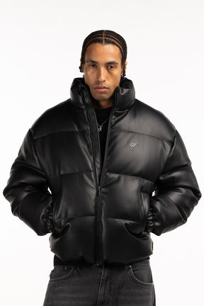 PUFFER LEATHER JACKET V2