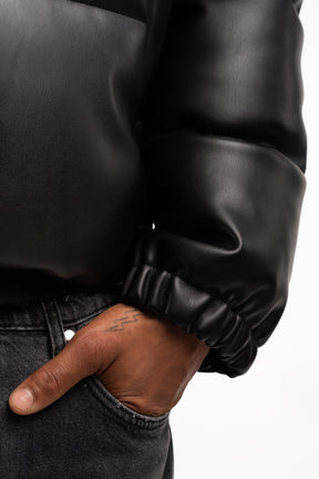 PUFFER LEATHER JACKET V2