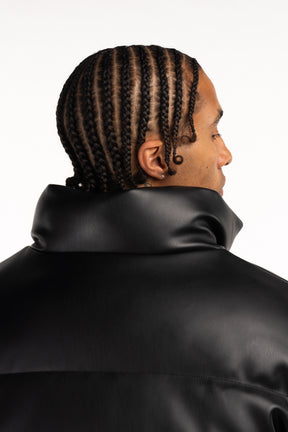 PUFFER LEATHER JACKET V2