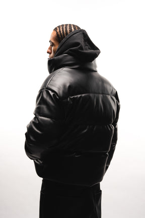 PUFFER LEATHER JACKET V2