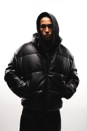 PUFFER LEATHER JACKET V2