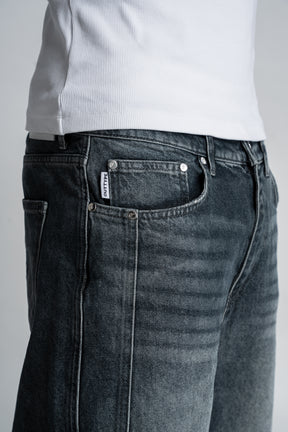 Washed Blue Rivet Denim