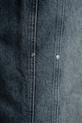 Washed Blue Rivet Denim