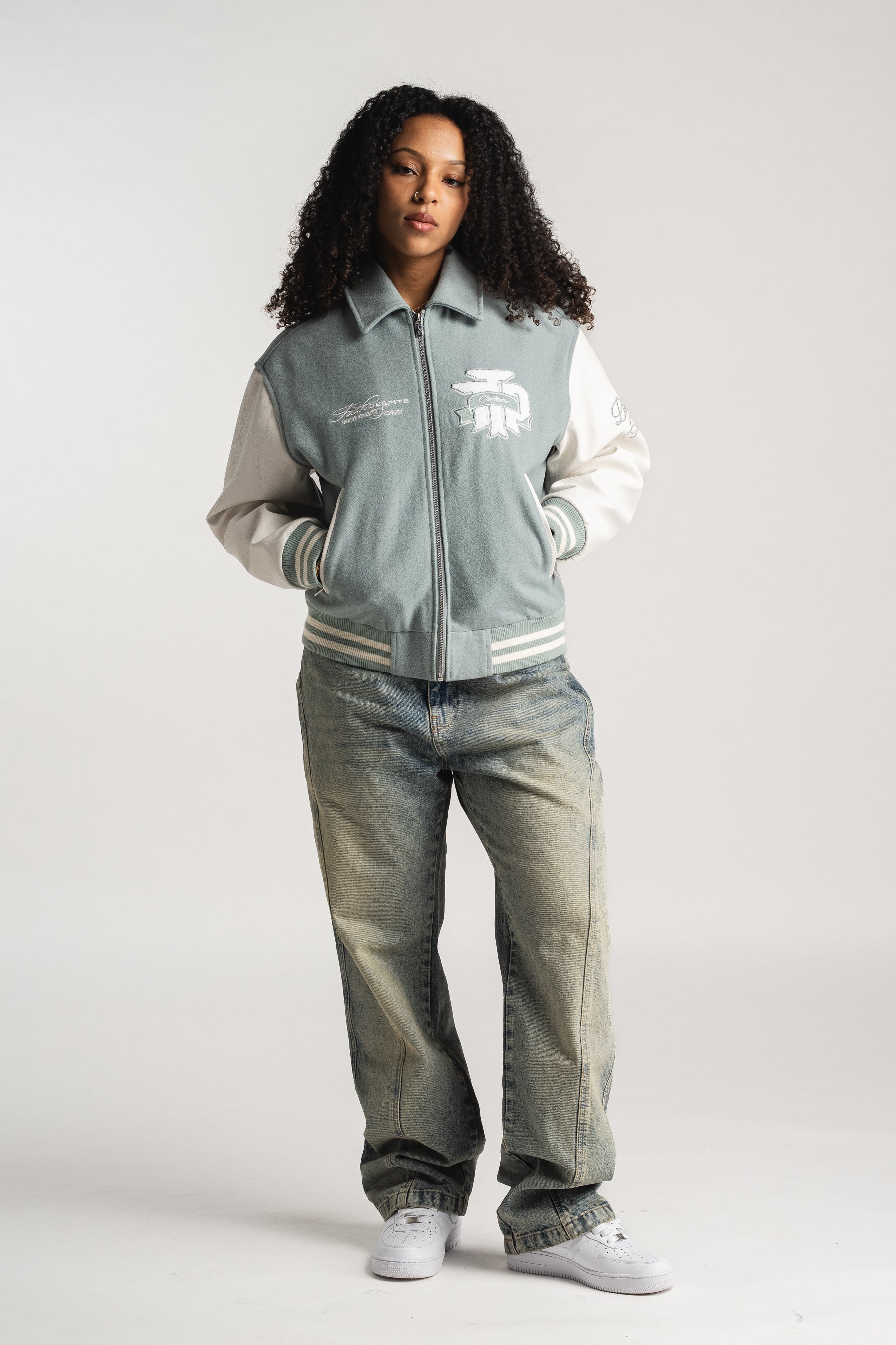 "Faith & Scars" Varsity Jacket