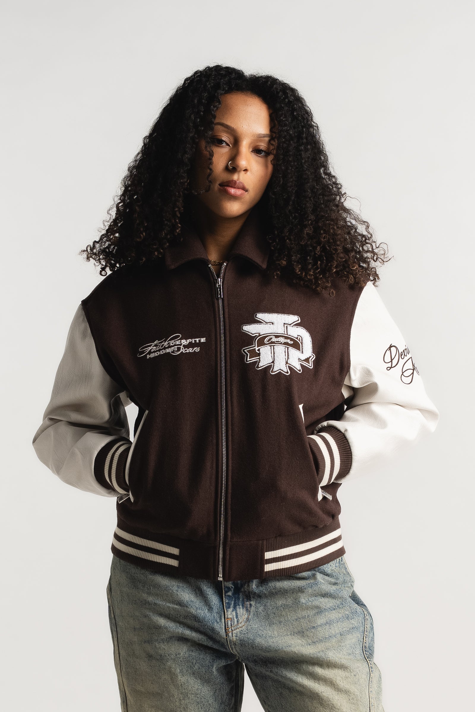 "Faith & Scars" Varsity Jacket