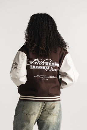 "Faith & Scars" Varsity Jacket