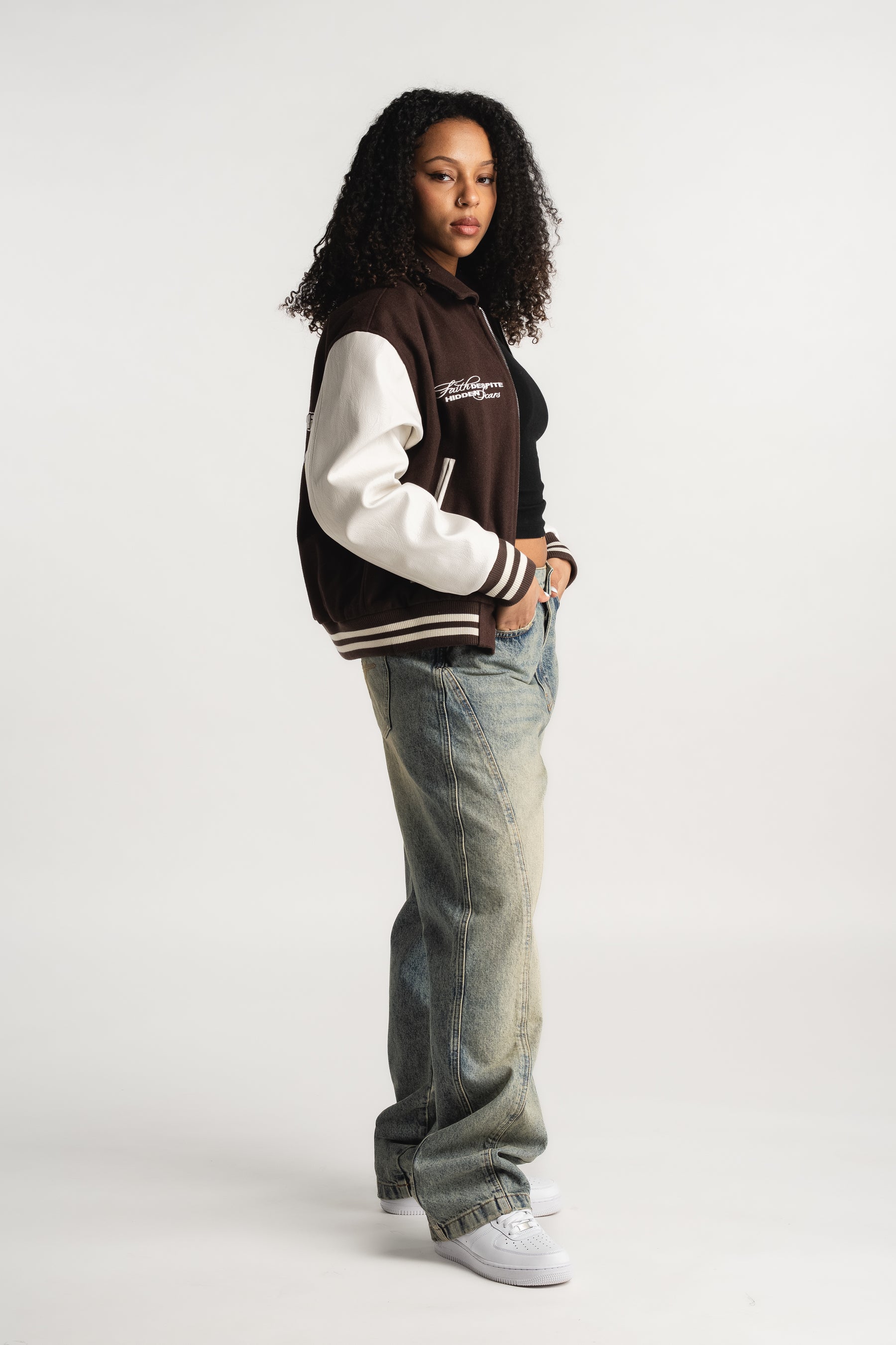 "Faith & Scars" Varsity Jacket