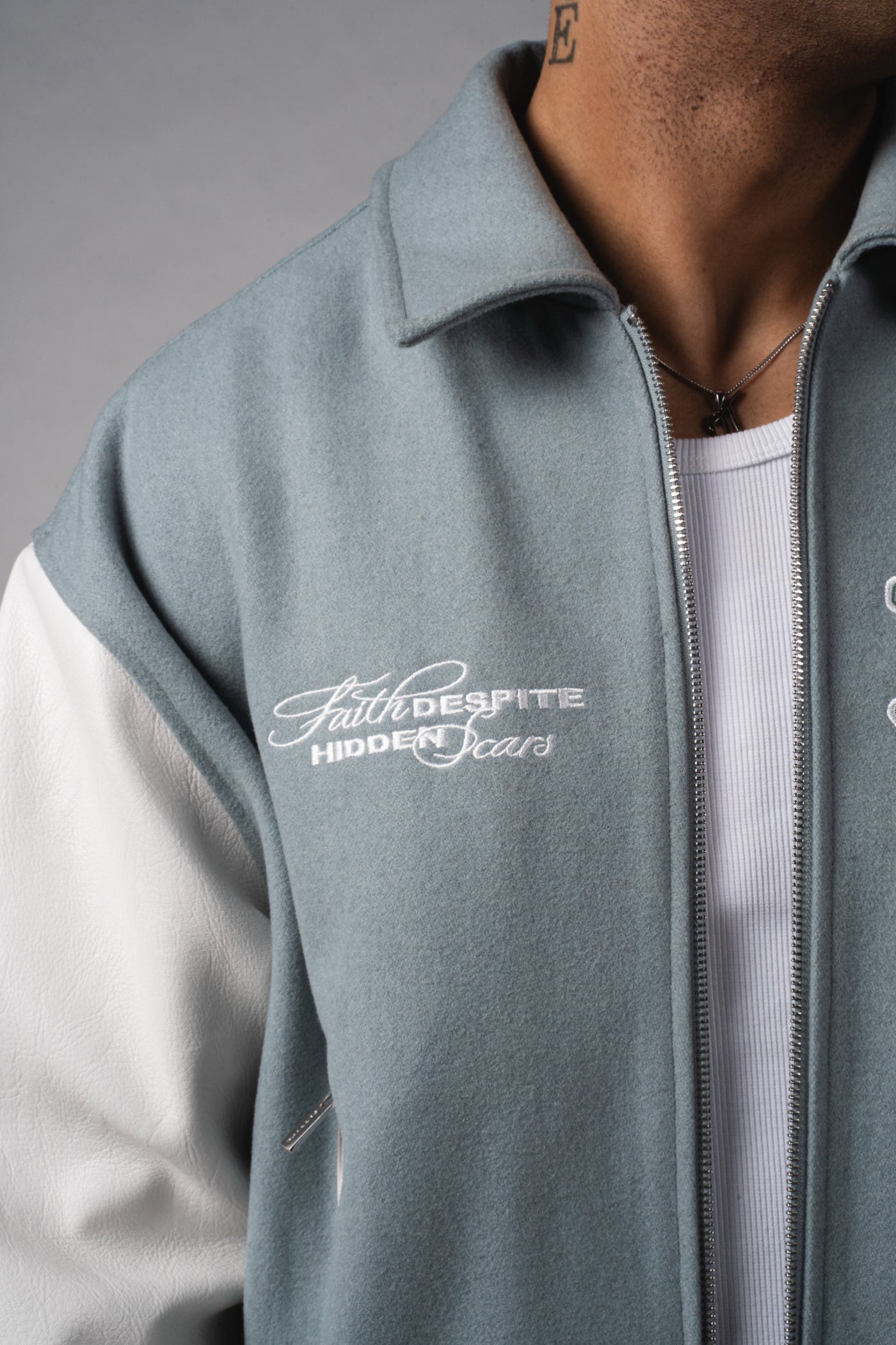 "Faith & Scars" Varsity Jacket