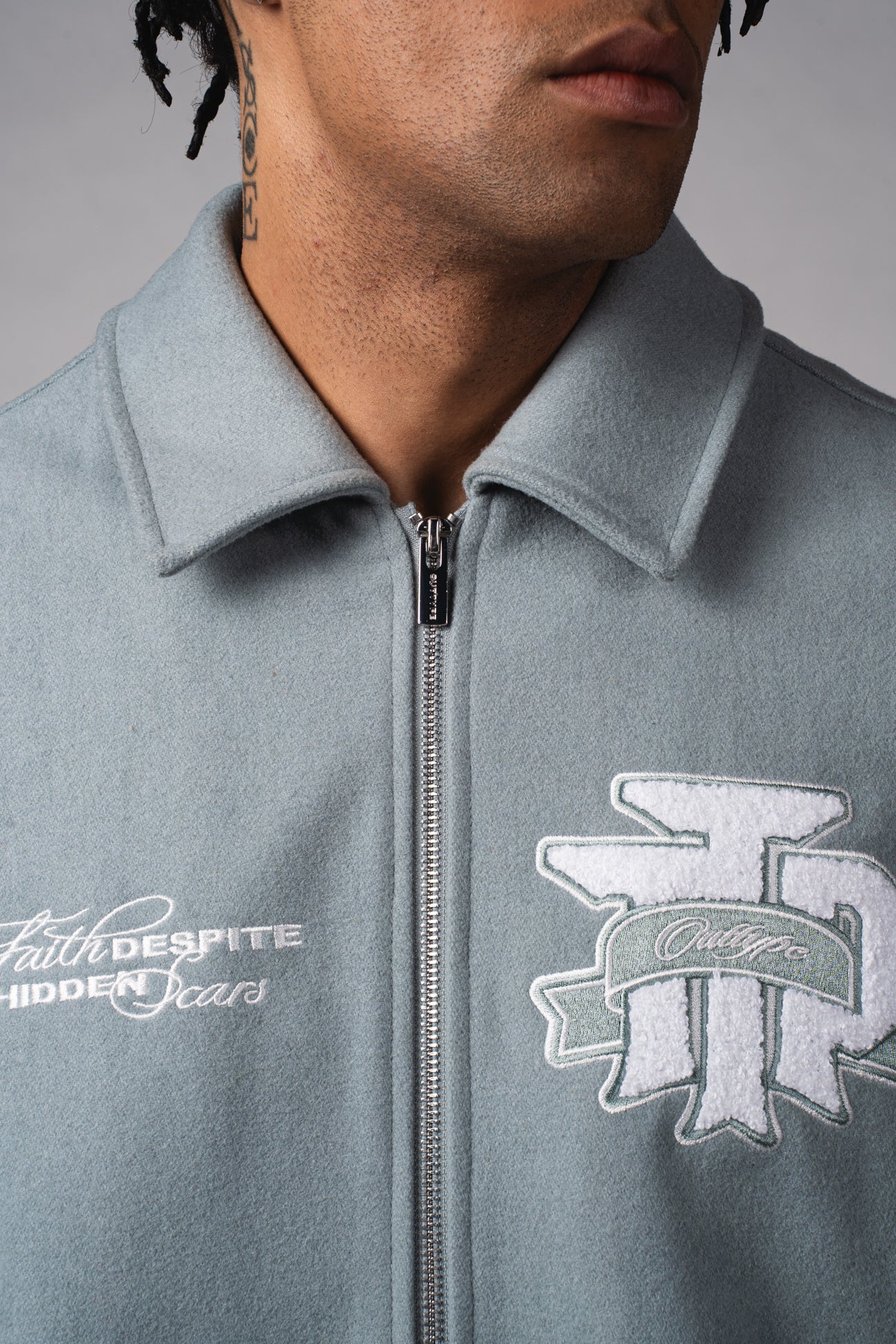 "Faith & Scars" Varsity Jacket