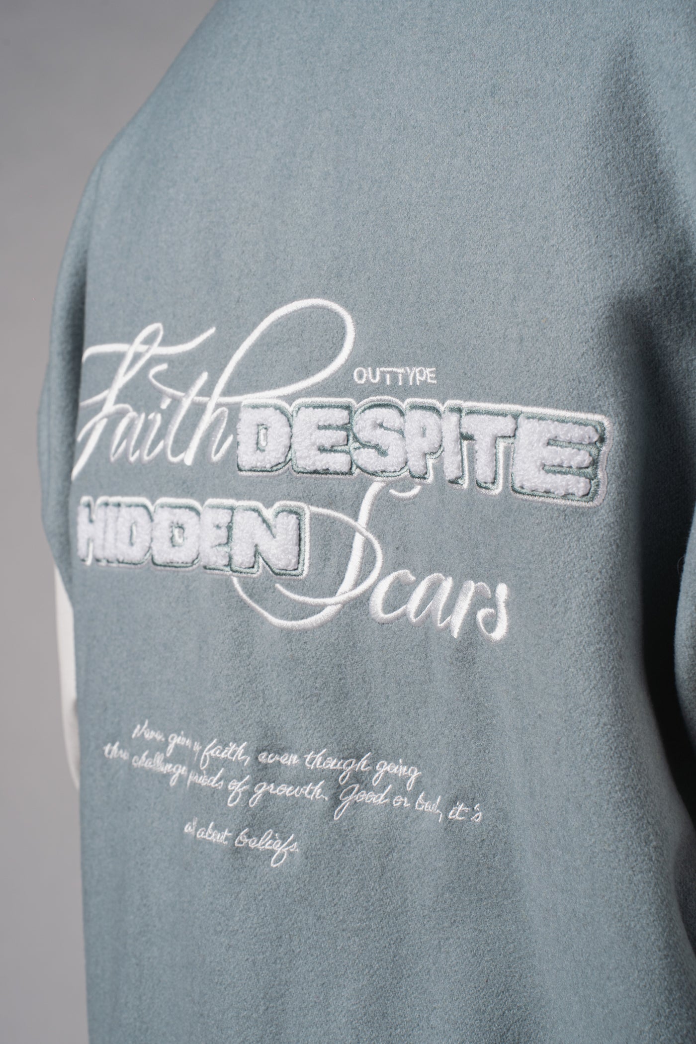 "Faith & Scars" Varsity Jacket
