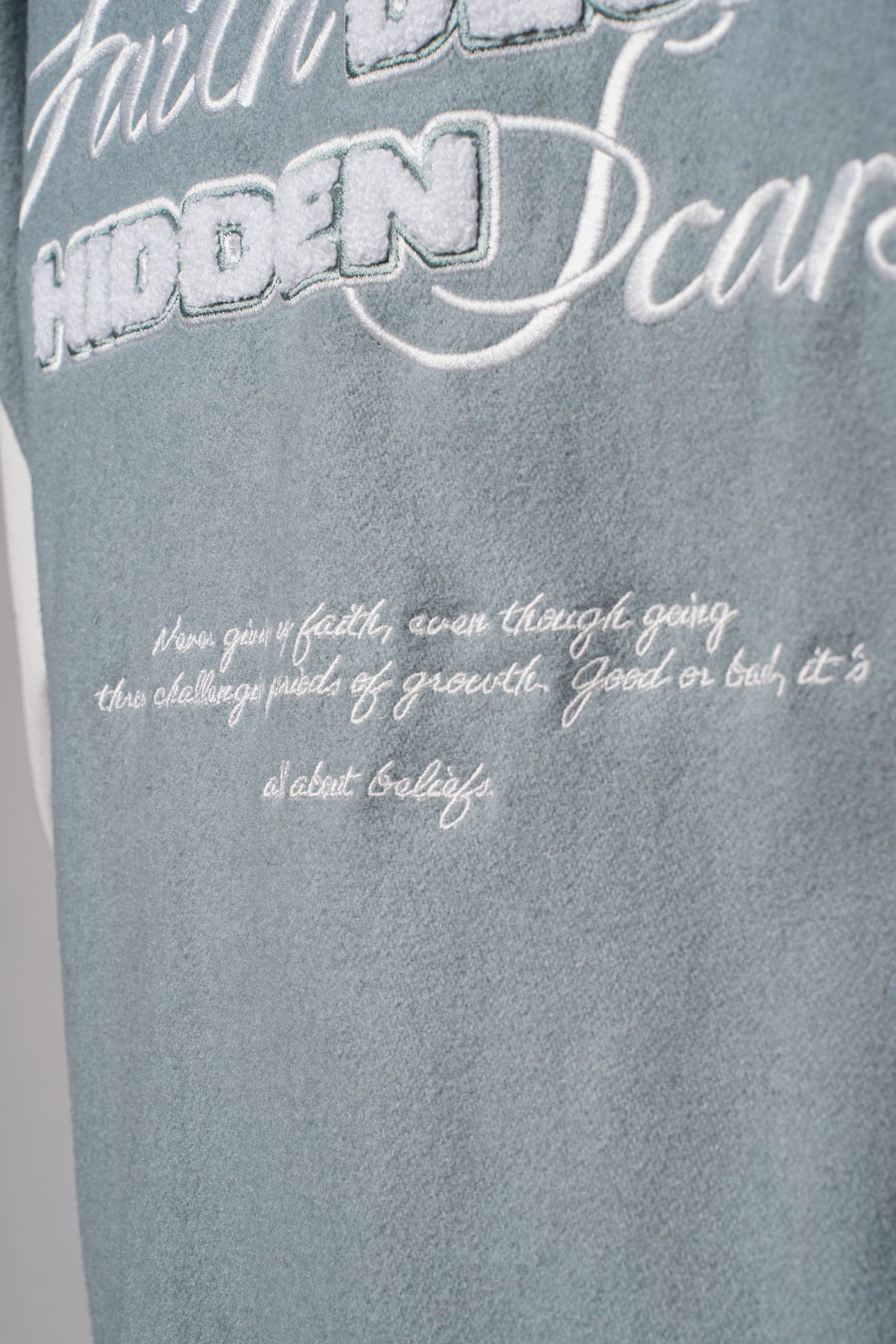 "Faith & Scars" Varsity Jacket