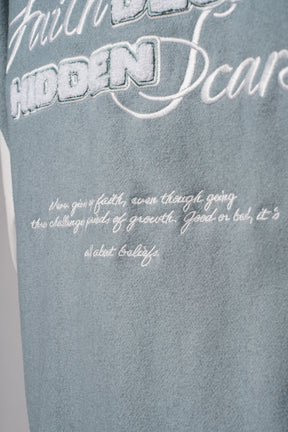 "Faith & Scars" Varsity Jacket