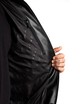 PUFFER LEATHER JACKET V2