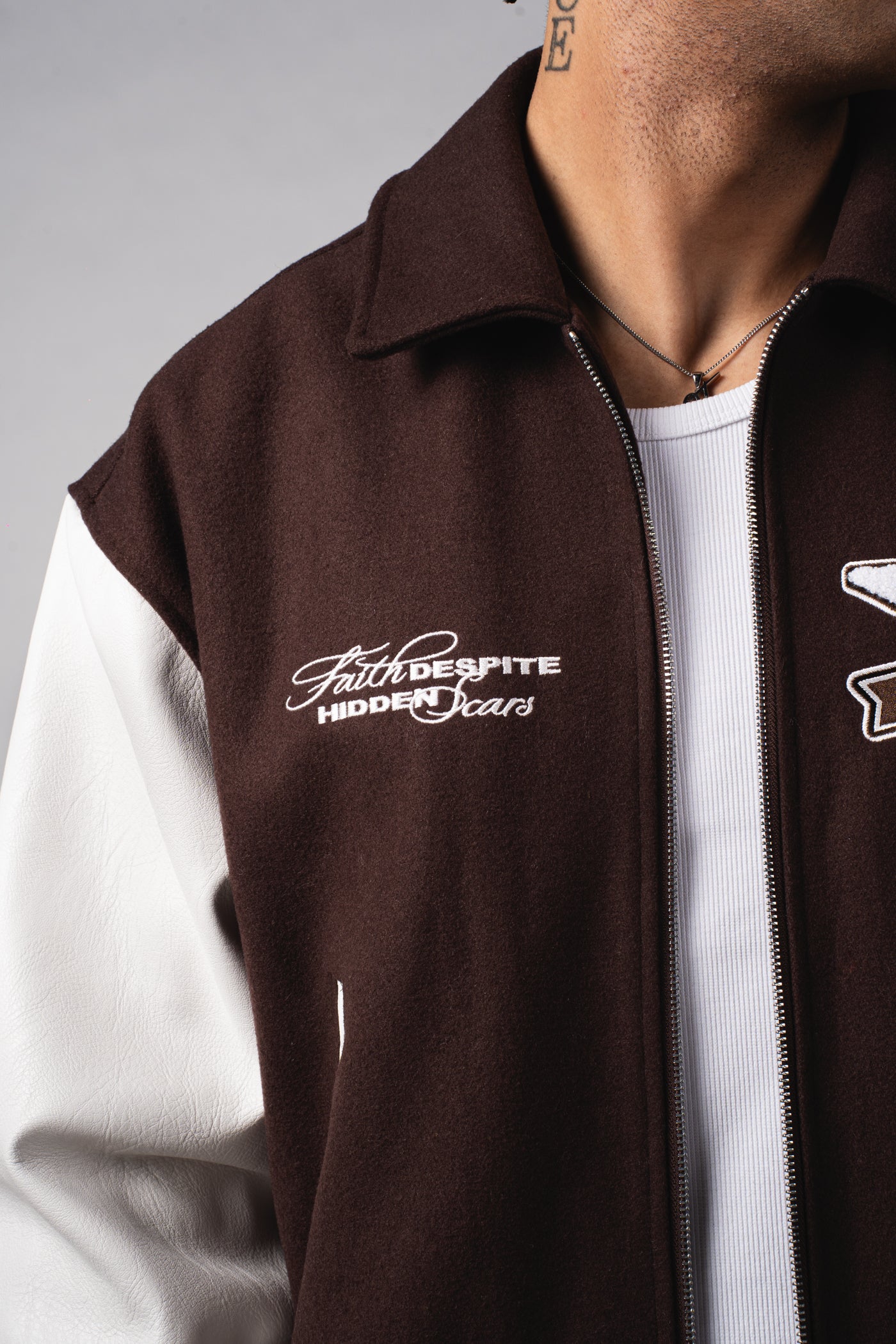 "Faith & Scars" Varsity Jacket