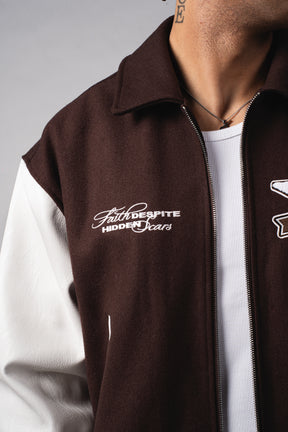 "Faith & Scars" Varsity Jacket