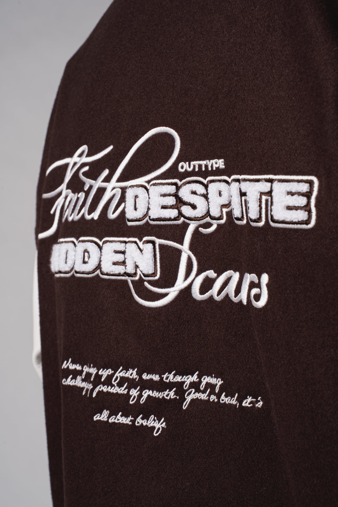 "Faith & Scars" Varsity Jacket