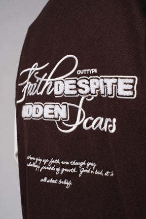 "Faith & Scars" Varsity Jacket