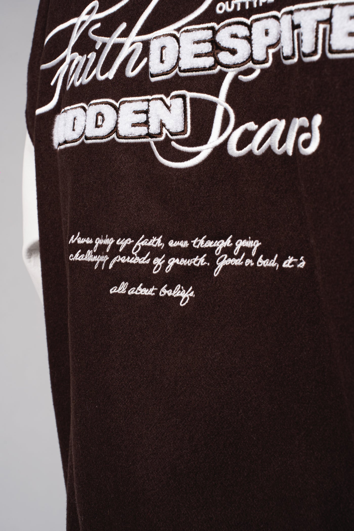 "Faith & Scars" Varsity Jacket