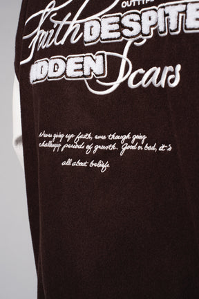 "Faith & Scars" Varsity Jacket