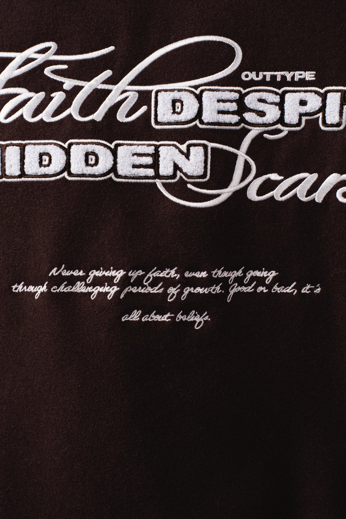 "Faith & Scars" Varsity Jacket