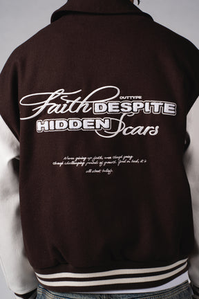 "Faith & Scars" Varsity Jacket