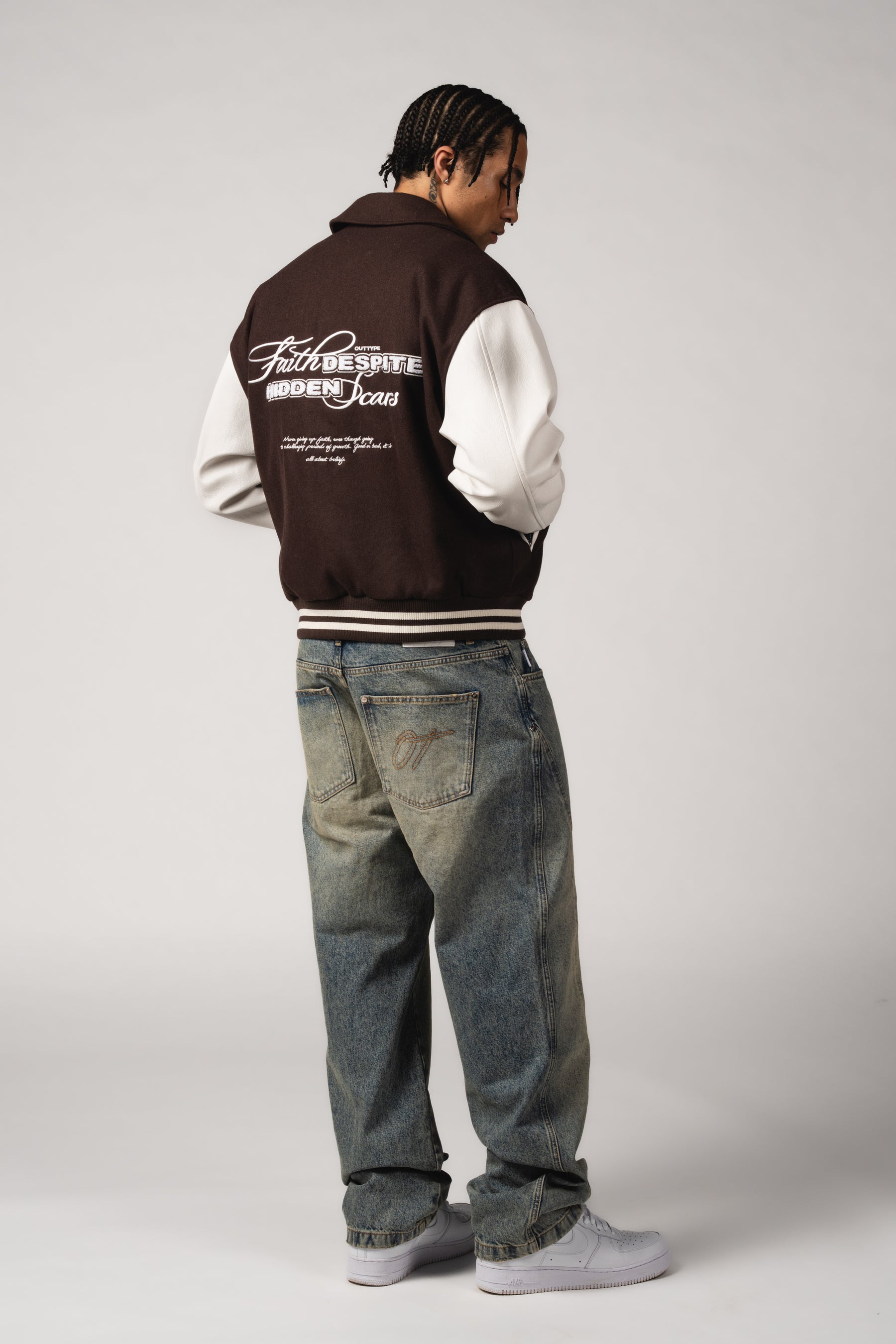 "Faith & Scars" Varsity Jacket