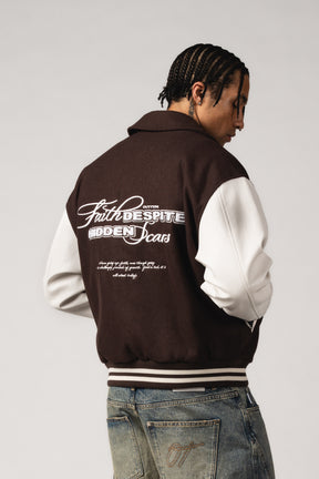 "Faith & Scars" Varsity Jacket