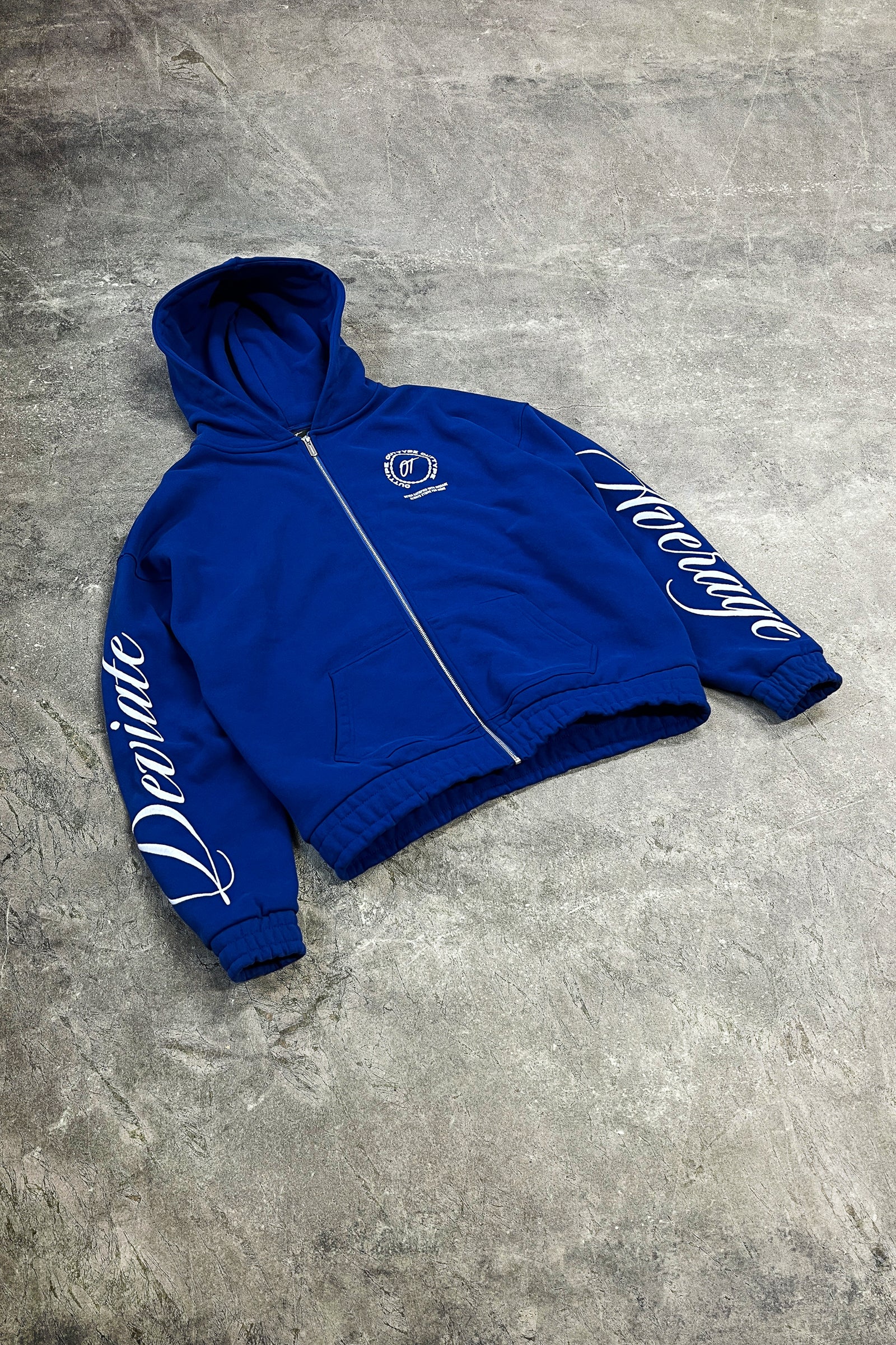 EMBROIDERY ZIPP HOODIE