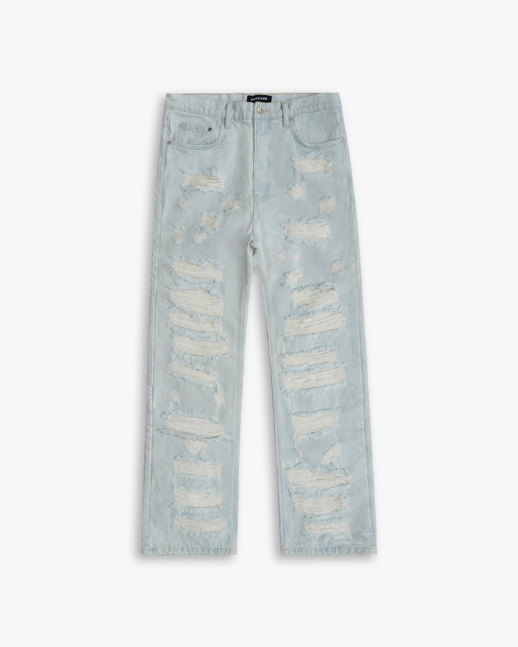 FULL DISTRESSED DENIM