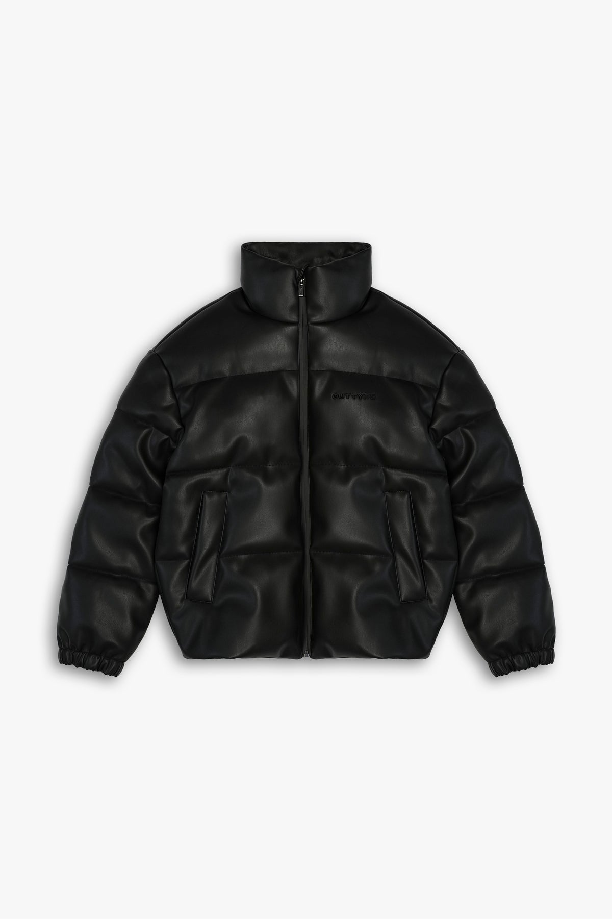 Puffer Leather Jacket