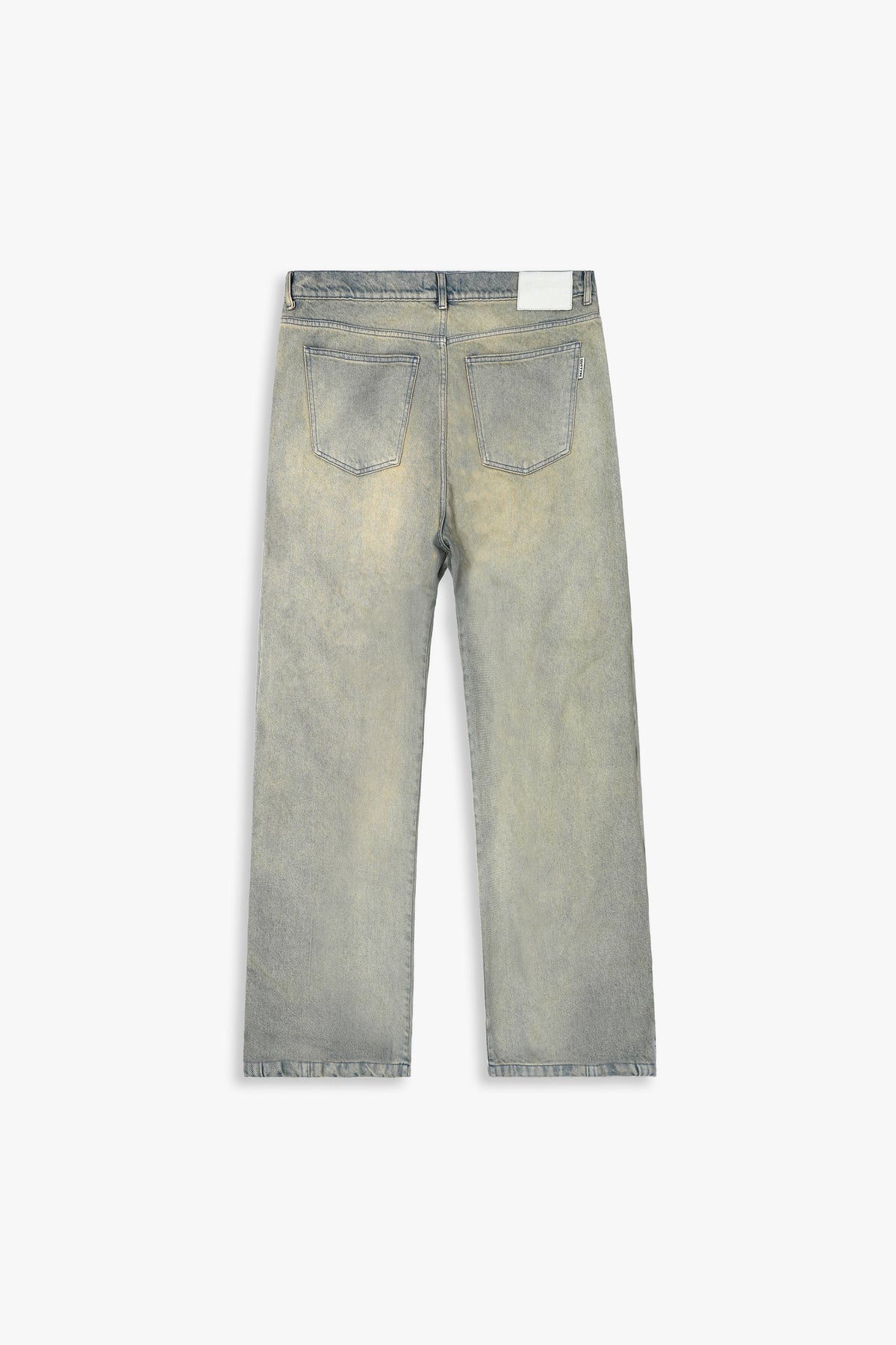 Sand Washed Rivet Denim